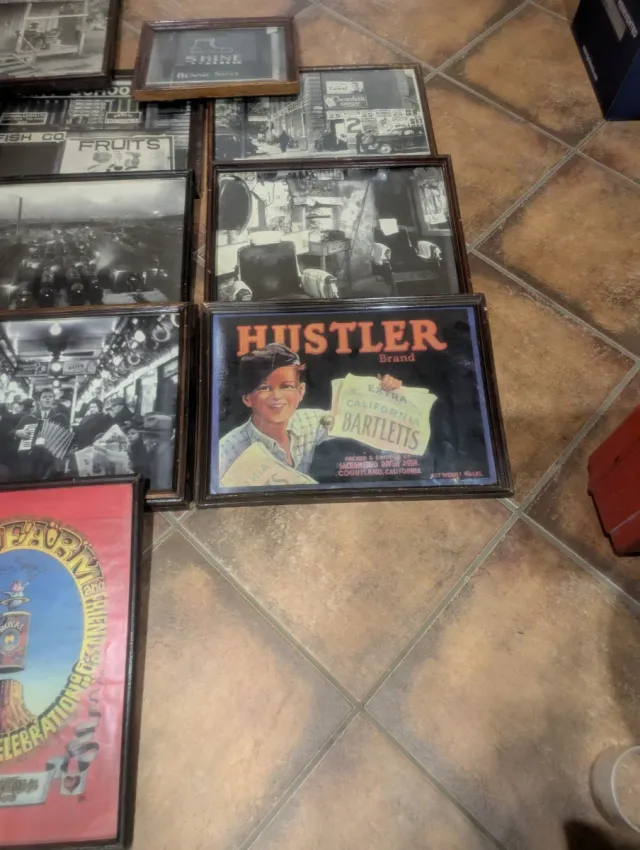 Cuadros vintage: bar tematico