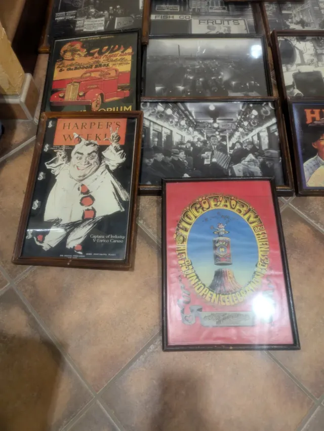 Cuadros vintage: bar tematico