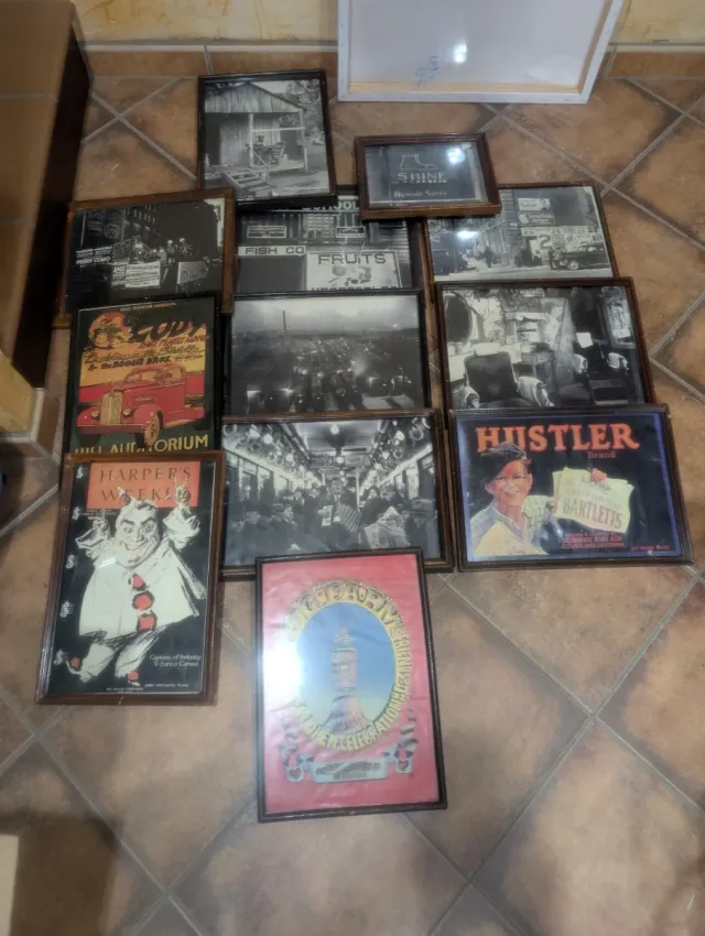 Cuadros vintage: bar tematico