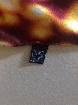 Foulard in pura seta con stampa Las Vegas