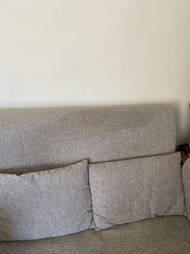 Sofá Cama Gris Tela