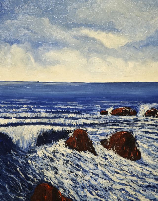 Criscuoli dipinto olio su tela – Quadro anni ‘80