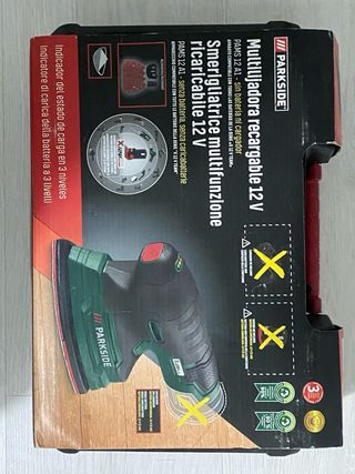 Lijadora Parkside 12V Recargable