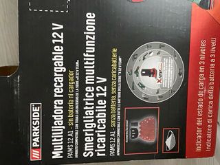 Lijadora Parkside 12V Recargable