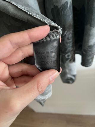 Kimono/Chaqueta Gris Floral Talla Única