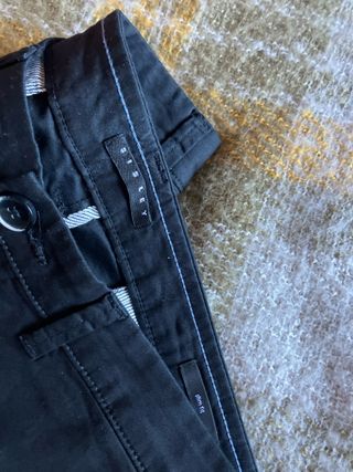 Pantalón slim fit Sisley negro