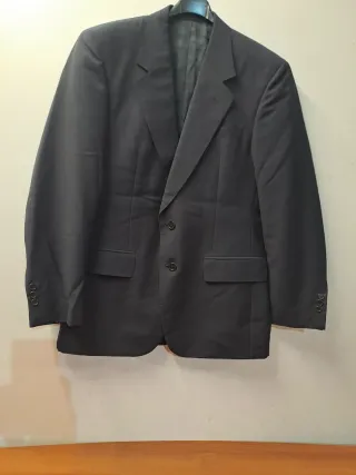 Americana Burberry Negra Hombre