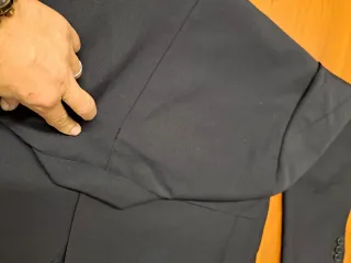 Americana Burberry Negra Hombre