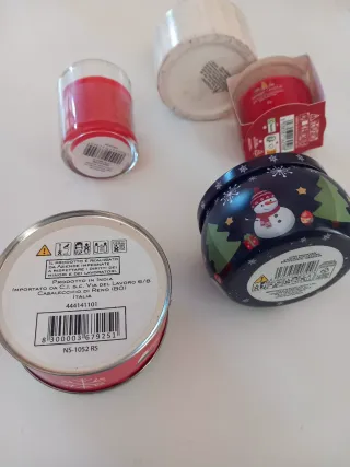 Candele Natalizie Nuove 5 pezzi