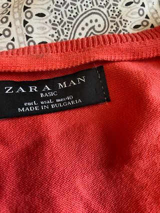 Jersey pico Zara naranja