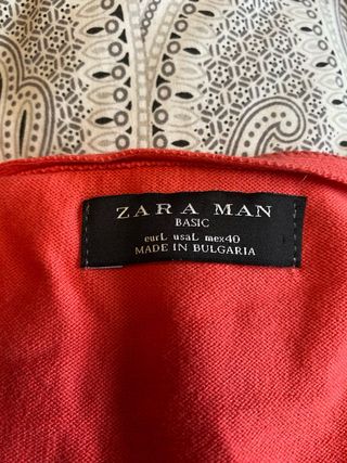 Jersey pico Zara naranja