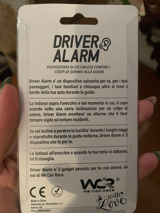 Driver alarm
