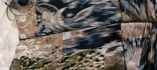 Vestido Zara estampado manga larga