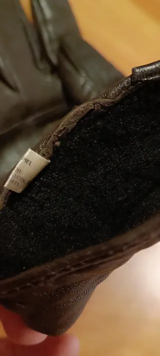 Guantes de piel para hombre