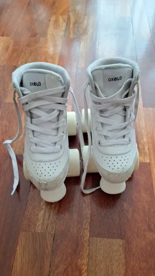 Patines Oxelo blancos talla 29