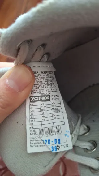 Patines Oxelo blancos talla 29