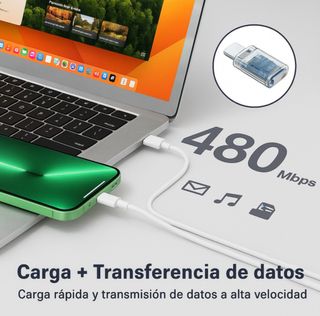Lote 50 Cargadores iPhone 20W + Cable 2m