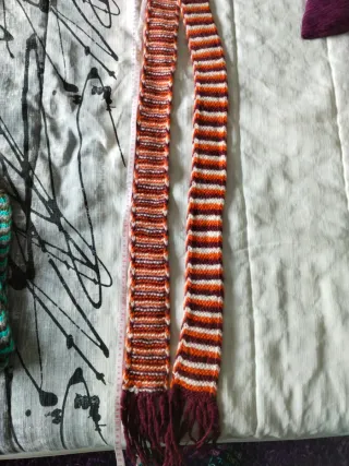 Bufanda de lana tejida