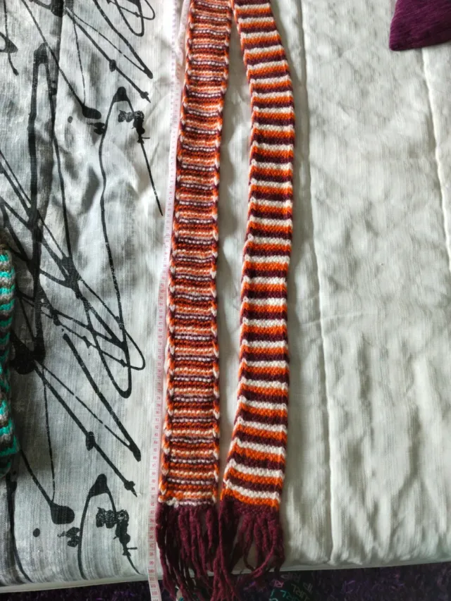 Bufanda de lana tejida