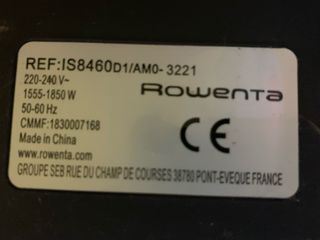 Plancha Vertical Rowenta WATER ANTI-CAL