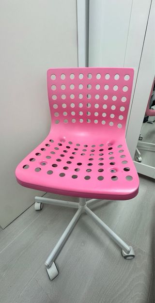 Silla Escritorio IKEA Rosa