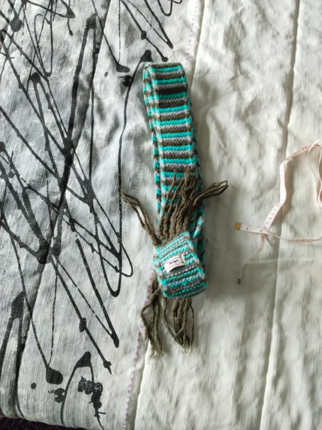 Bufanda de lana tejida