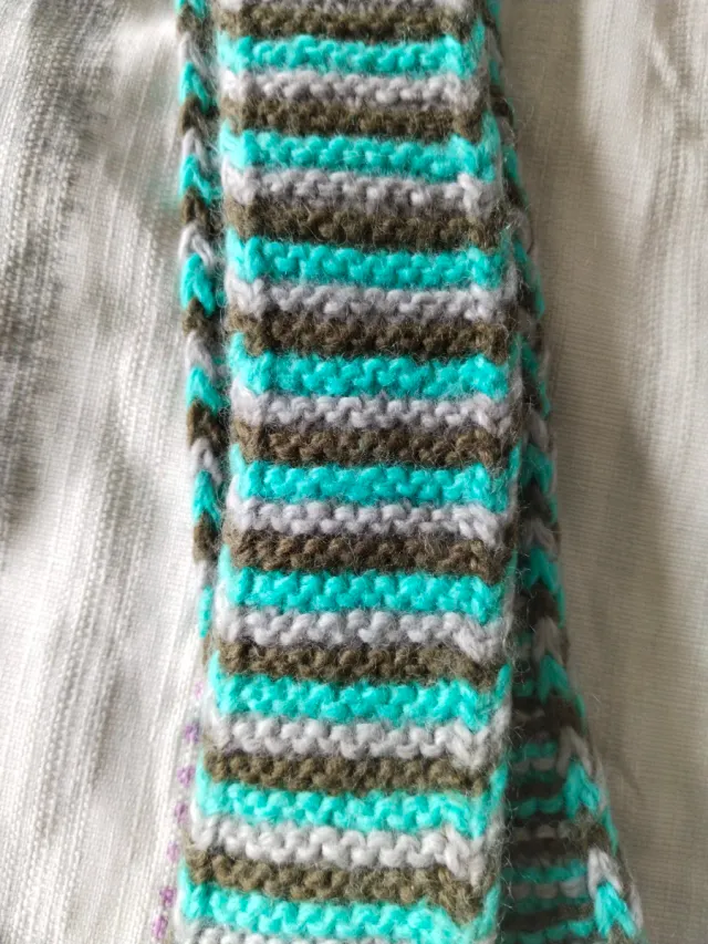 Bufanda de lana tejida