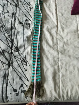 Bufanda de lana tejida