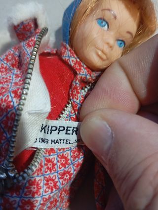 Muñeca Skipper 1963 Nieve Hermana Barbie (MATTEL)