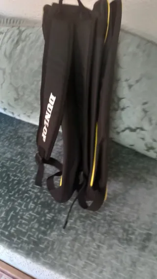 Paletero Dunlop Negro y Amarillo Nuevo