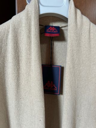 Cardigan donna Kappa beige taglia unica