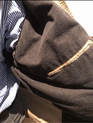 Gabardina verde militar