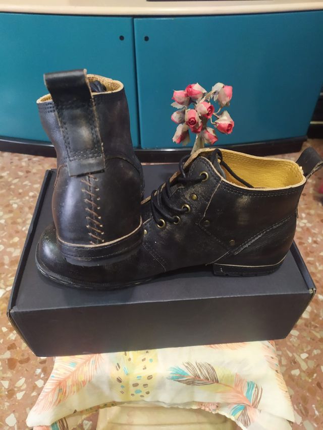 Botas Osstone Piel Motociclista Talla 43