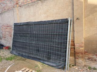 Vallas de obra metálicas