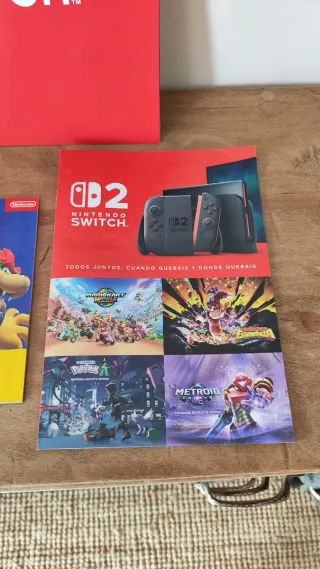 Revista y catálogos Nintendo Switch y Switch 2