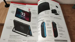 Revista y catálogos Nintendo Switch y Switch 2