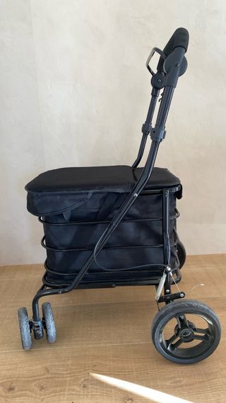 Carro de compra con asiento