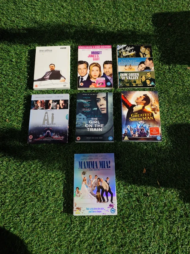 Lote 7 Películas DVD. DVD mas funda cartón.