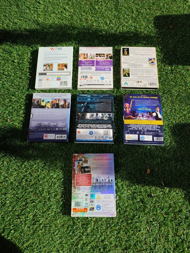 Lote 7 Películas DVD. DVD mas funda cartón.