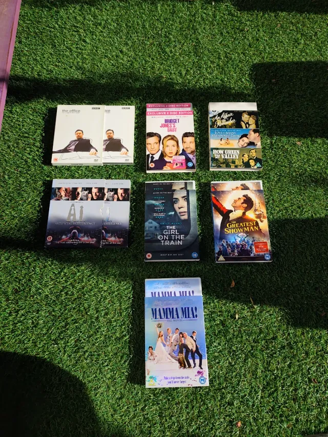 Lote 7 Películas DVD. DVD mas funda cartón.