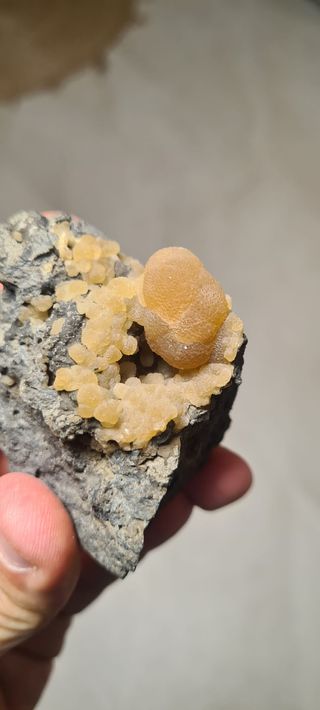 Rara Calcite Sferica Cava Campomorto Lazio Italia