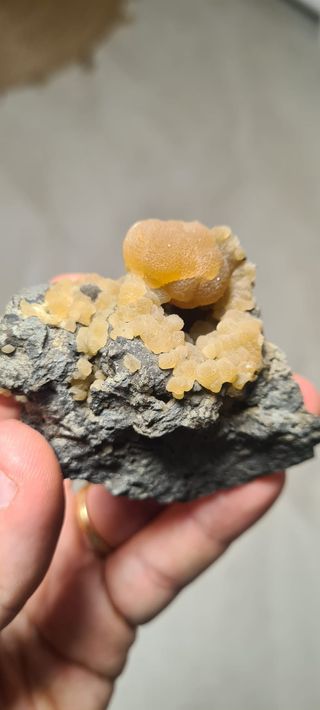 Rara Calcite Sferica Cava Campomorto Lazio Italia