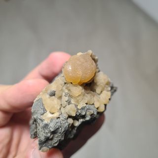 Rara Calcite Sferica Cava Campomorto Lazio Italia