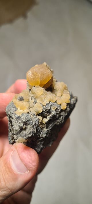 Rara Calcite Sferica Cava Campomorto Lazio Italia