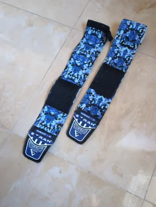Muñequeras Emrah Azul Camuflaje Heavy Duty