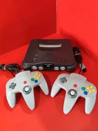 Nintendo 64 + 2 mandos grises