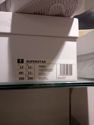 Adidas Superstar Beige Piel Talla 46 y 2/3