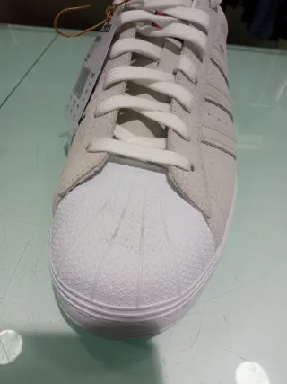 Adidas Superstar Beige Piel Talla 46 y 2/3