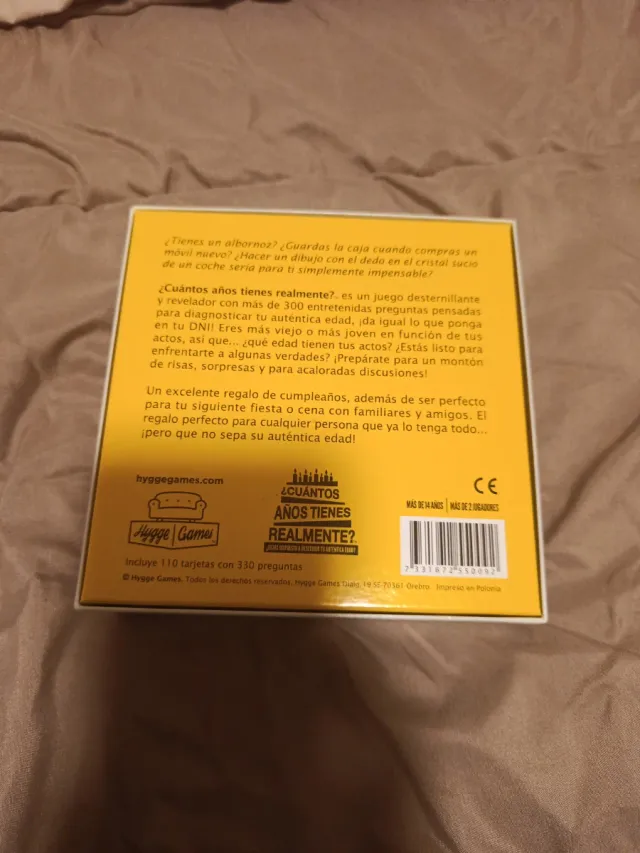 Juego de mesa ¿Cuántos años tienes realmente?