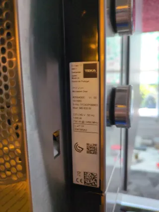 Microondas integrable Teka acero inoxidable